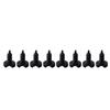 50x Black Nylon Trim Car Door Panel Fastener Clips For Range P38