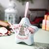 1/6Pcs Tinplate Box with Lanyard Easy To Hang Candy Biscuit Box Jewelry Storage Organizer Christmas Tree Decoration