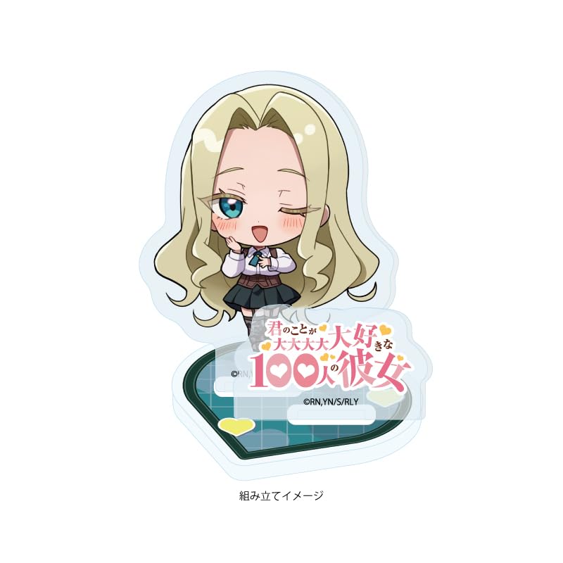 100 Girlfriends Who Really Really Really Really Love You 11 Misugi Mimimi [Mini Character Illustration] Acrylic Stand Plate