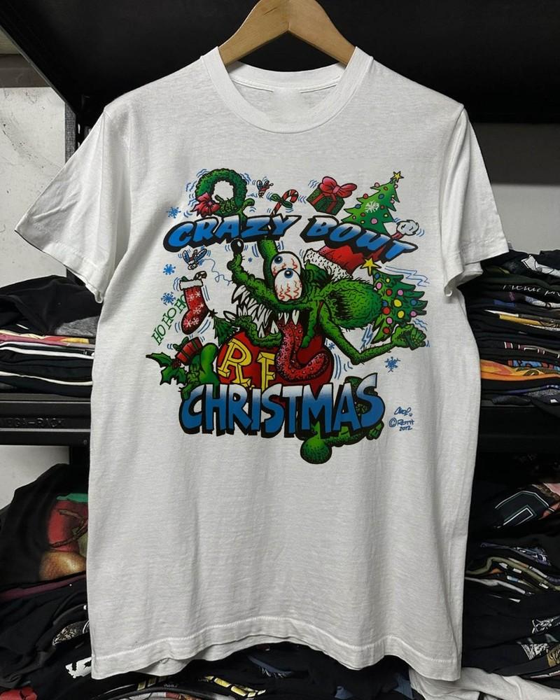 Новая футболка Ed Roth Rat Fink сумасшедший рождественский подарок Унисекс S-5XL Футболка DO263 Унисекс футболка Графическая футболка S