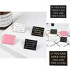 Artistic Eyecatching Square Letter Brooch Warning Sign Please Do Not Approach Accessory
