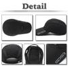 White Fang Hat Cap Cycling Quick Drying Breathable Lightweight Outdoor Sports Men Women CZA395 (Black)
