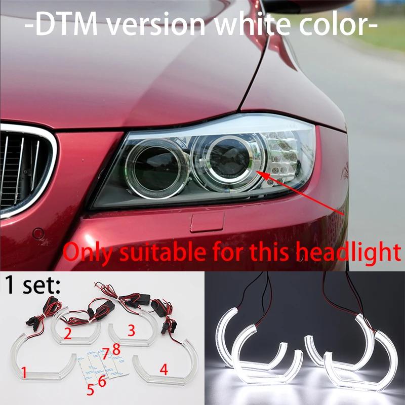 Ultra Bright Concept M4 Iconic Style LED Angel Eyes for BMW 3 series E90 E91 E92 E93 M3 2005-2012 Rings Kit Day Light