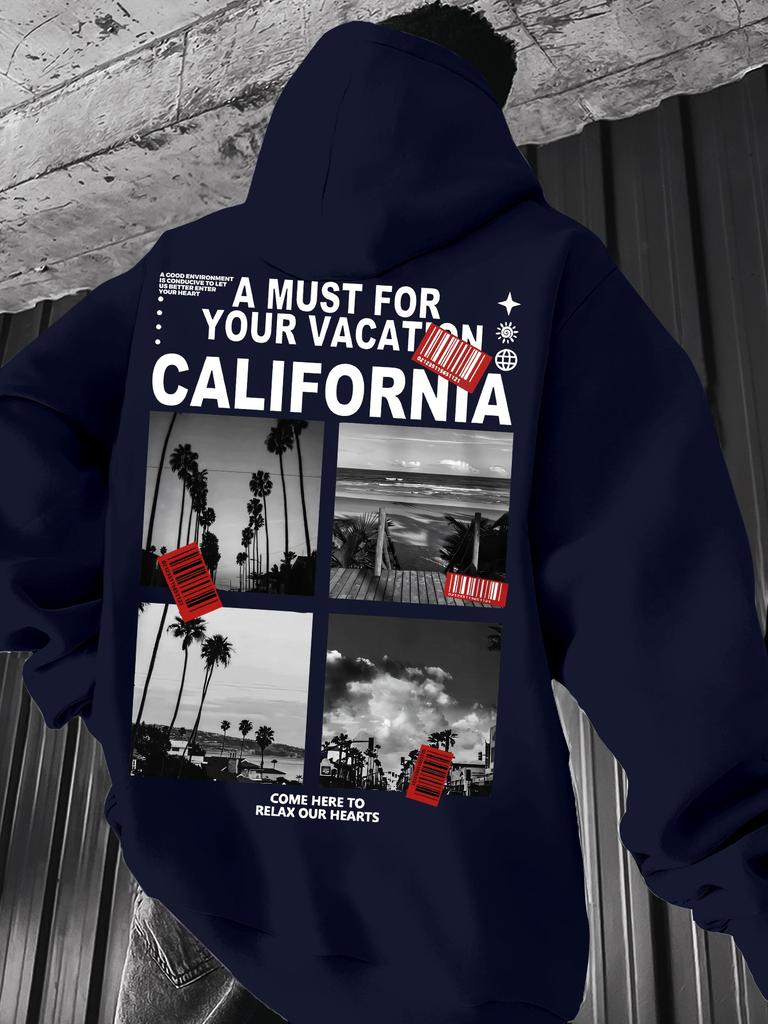 Fashion Print Autumn Street Clothing Brand American Retro Gothic Gothic Hoodie Men and Women Loose Cotton Sweatshirts