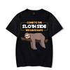 Mens Y2K Harajuku Sloth TShirt  Lazy Sloth Print Join the Sloth Crew Lets Nap Together Slogan Street Fashion Stylish Tee