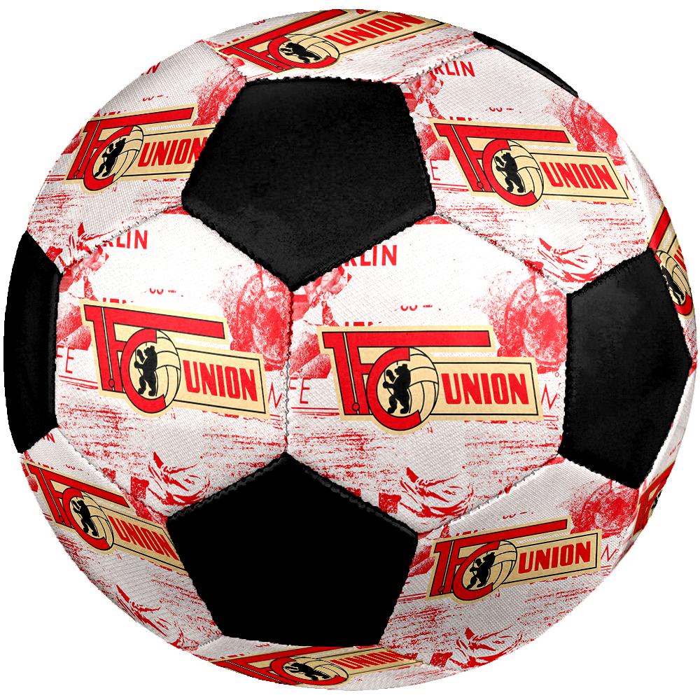 TAGLIA 5 1. Pallone da Calcio FC Union Berlin Colorato Per Tutte le Età Cucito a Macchina PVC Pronto per la Competizione Durevole Alta Rimbalzabilità