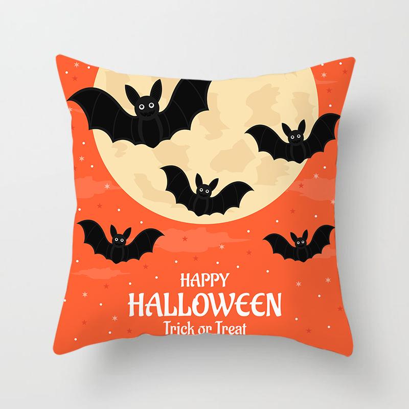 Buchstaben Wurfkissenbezug Halloween-Thema    Sofa Stuhl Bett Kissen  Heimdeko