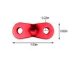 10 Pcs Aluminum Guyline Adjuster Cord Tent Wind Buckle Hook Rope Small Carabiner Fastener
