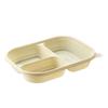 Xiaoyueya Biodegradable 3-Compartment Meal Prep Containers with Lids