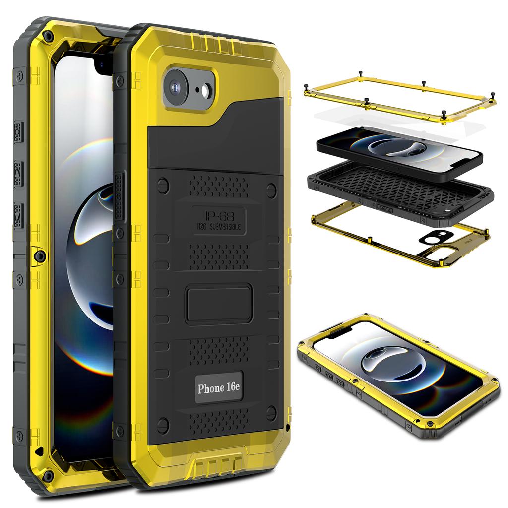 Shockprood IP68 Waterproof Heavy Duty Case For iPhone Air 17 16e 16 15 14 Plus 13 12 11 Pro Max XS XR 8 7 Aluminum Metal Cover