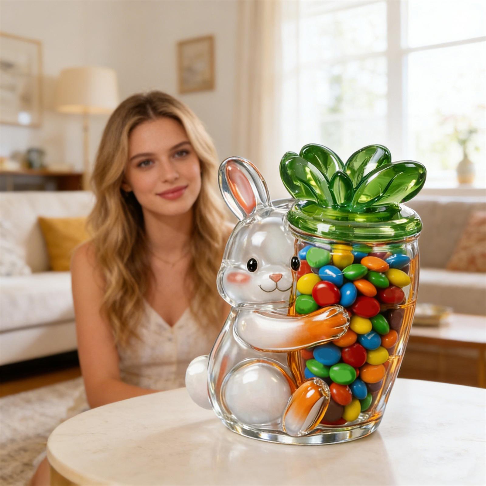 Милая Банка-Конфетница в Виде Моркови Хранение+Настольное Украшение one size