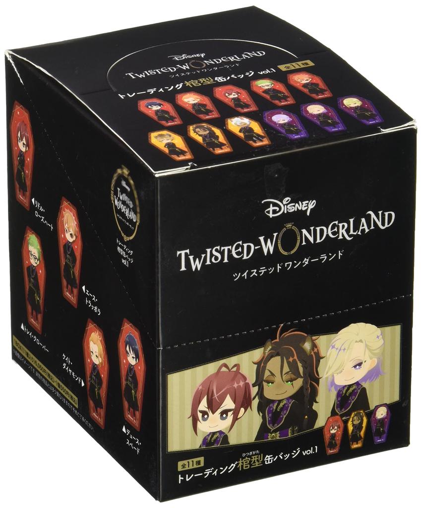 Disney Twisted Wonderland Trading Badge Hitsugi Deformed Box Vol.1