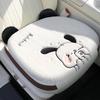 Winter Plush Cute Cartoon Car Seat Cushion - High-End Interior Accessory