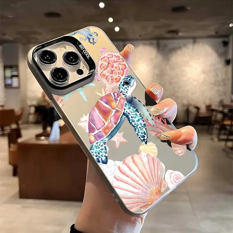 Summer Turtles Pattern Phone Case for Samsung Galaxy S25 S24 S23 S22 Ultra S23 S22 Plus FE A16 A56 A36 A35 A55 5G Funda Covers