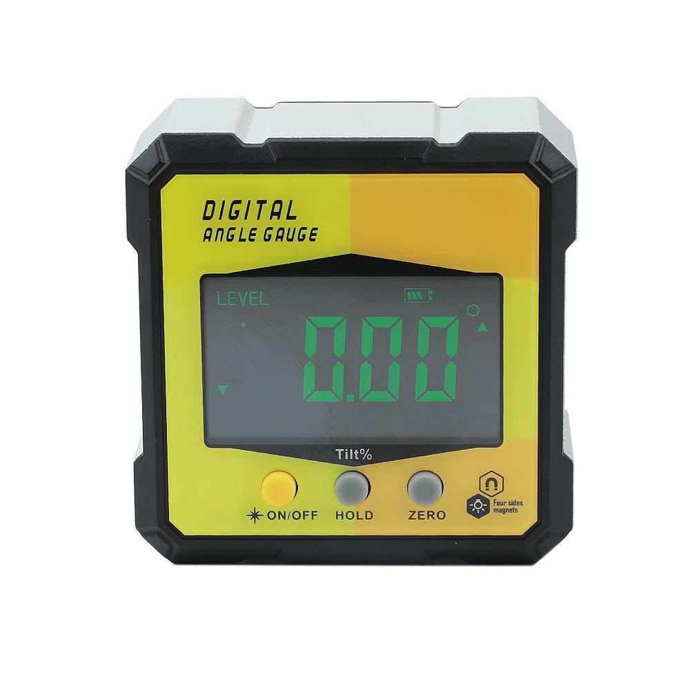 Four Sided Magnetic Digital Inclinometer Rechargeable Digital Angle Finder Angle Level  Home