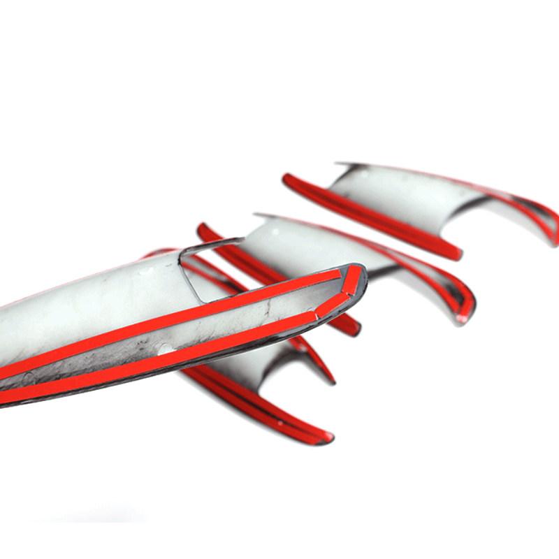 For Mercedes Benz C E GLK ML CLA Class W166 W117 X204 W204 W212 W246 Carbon Texture Car Exterior Door Handle Bowl Cover