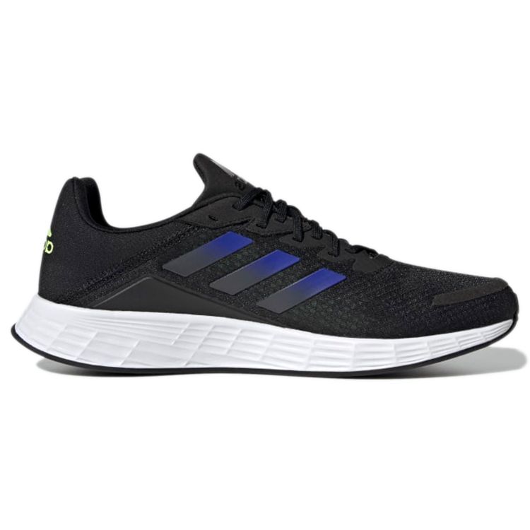 Adidas Duramo Sl Round Toe Lace-Up Fabric Low-Top Running Shoes Men Sneakers Black Blue H04624