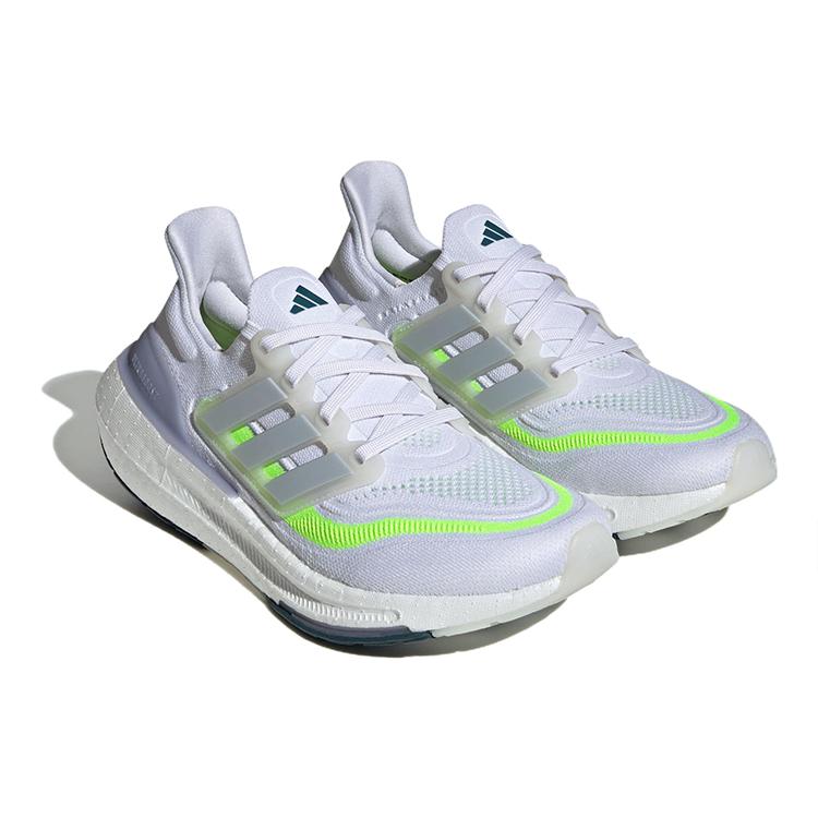 New Adidas Ultra Boost Light Cloud White Wonder Blue Lucid Lemon Women's IE1775