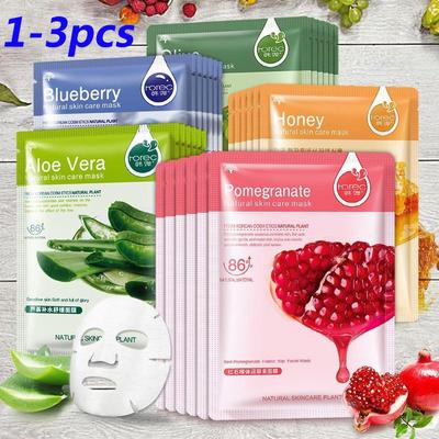 Skin Care Fruit Face Mask Moisturizing Deep Nourish Brighten Moisturizing Facial Mask Hialurono rūgštis