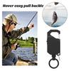 Fishing Suspension Telescopic Buckle High Rebound Easy Pull Carabiner Buckle Widely Used Anti-Loss Key Ring Holder Camping Tool
