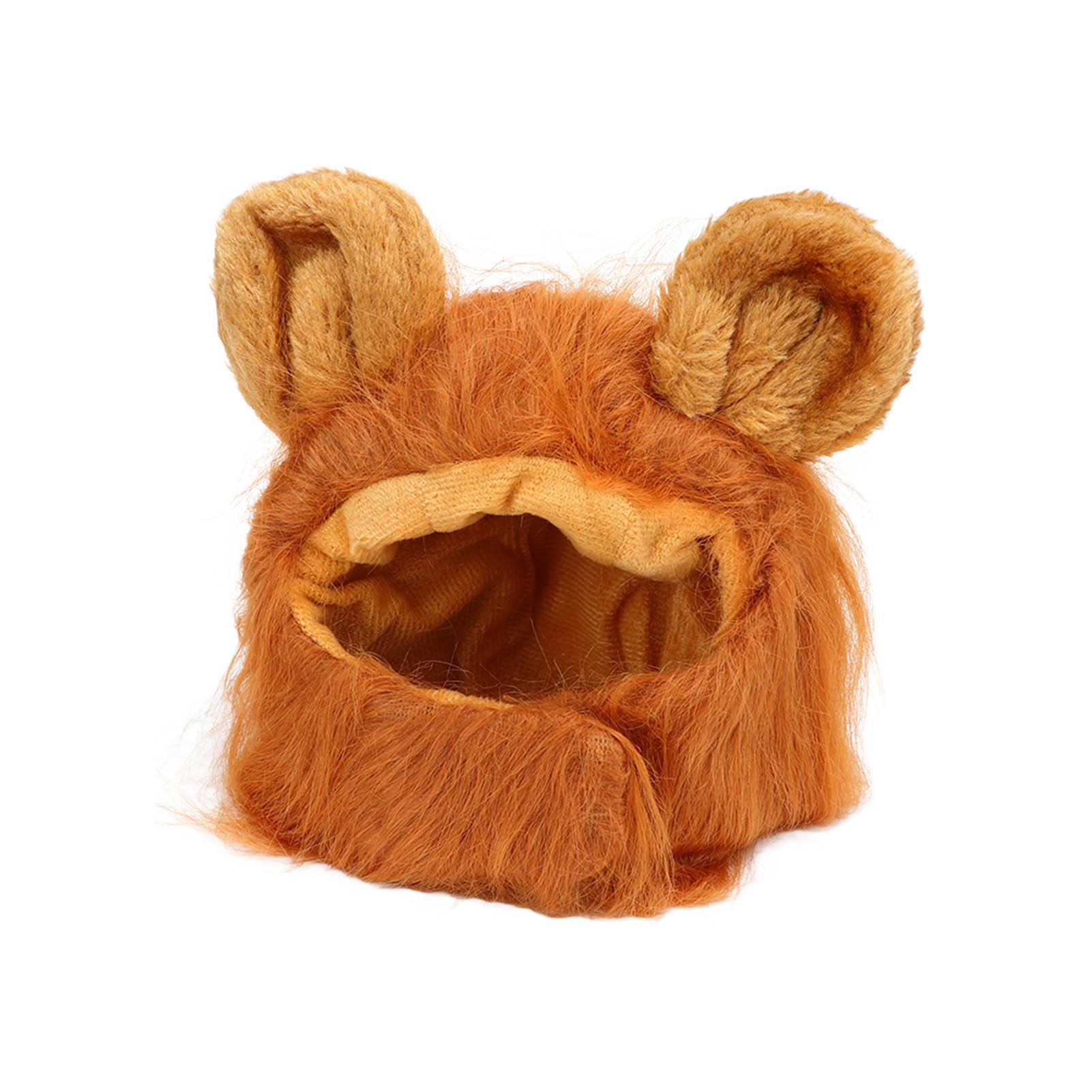 

Cat Headgear Decoration Cloth Cute Breathable Pet Wig Mane Costume for Pet