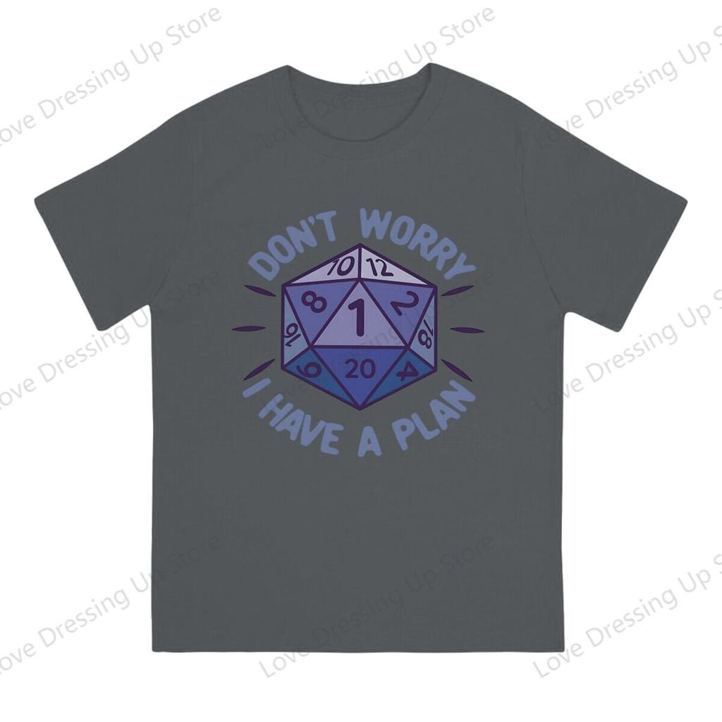 100pure Cotton Casual Unisex Tshirt Dont Worry I Have A Plan Short Sleeve Tshirts Street Short Sleeve Tee Funny Tops