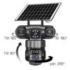 V380 Pro 4G/WiFi Solar-Powered Outdoor PTZ Camera with Triple-Lens and HD Monitoring