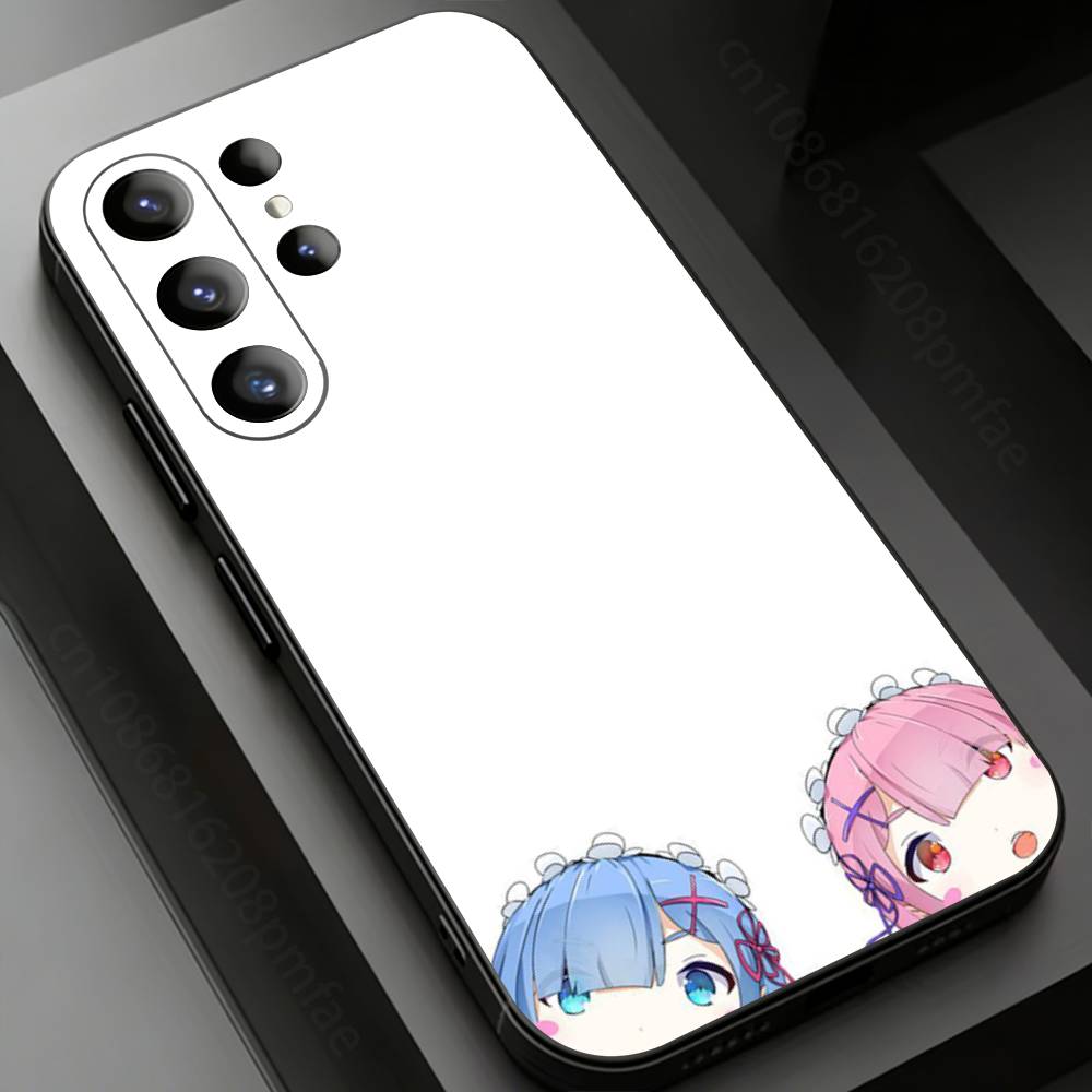 Japan Anime ReZERO Phone Case for Samsung Galaxy S24,25,26,23 22,21,S20 Plus Ultra FE Soft Fundas Cases