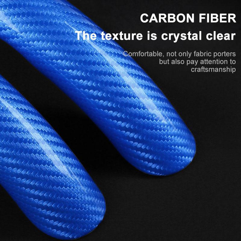 Car Steering Wheel Cover Carbon Fiber Sports Ultra-thin Non-slip Card Cover For KIA Ceed Rio Sportage R K2 K3 K4 K5 K6 Soul Opeima Ceed Sorento Cerato