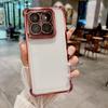 Electroplated Four Corners Anti Drop Transparent Protective Phone Cases for iPhone Samsung Huawei Honor Xiaomi Redmi OPPO Realme Vivo Infinix Tecno