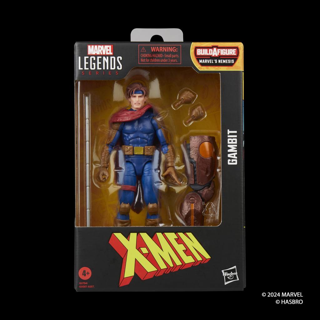 Hasbro Marvel Legends Series Gambit, X-Men Comics Collectible 15 Cm Action Figure G0794 Authentic