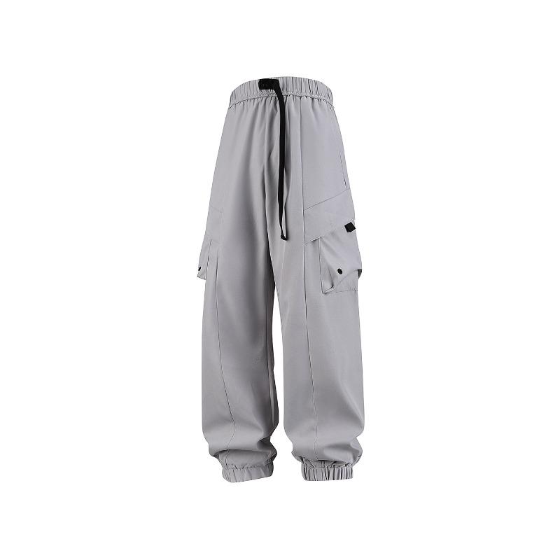 Men's functional overalls can be worn in all seasons, multi-pocket leggings, retro trendy outdoor hiking casual pants