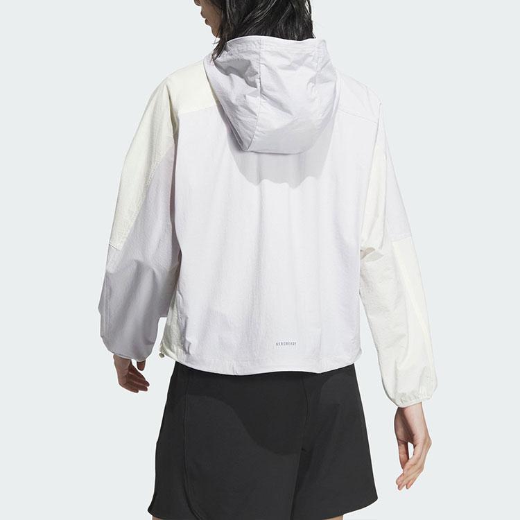adidas Lightweight Colourblock Jacket Women Jackets Han-Jade-White JI9807