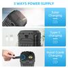 Solar Powered Camping Lights Waterproof 3000Mah Rechargeable Weatherproof Outdoor Portable Lantern Emergency Light For Survival