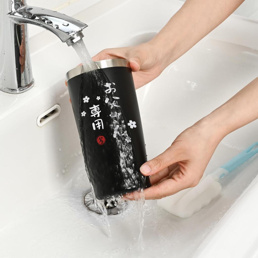 Livole Father's Day Gift, Birthday Gift for Dad, Respect for the Aged Day Gift, Vacuum Insulated Tumbler, Keeps Hot or Cold, with Lid, Stainless