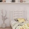 VidaXL Headboard White 96x4x100 Cm Solid Pine Wood 818801