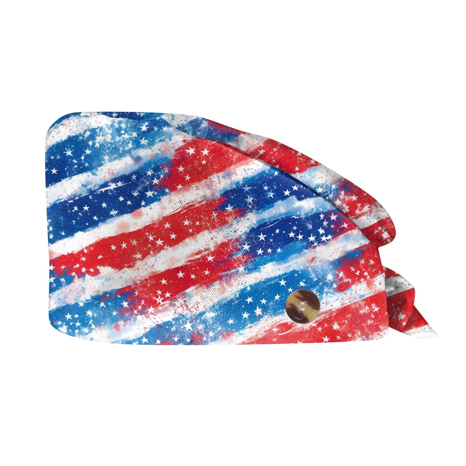 

Модная рабочая шляпа с принтом Повседневная стираемая шляпа Сумка Кепка One Size синий