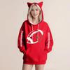 Women's Fashion Casual Long Sleeve  Hooded Sweatshirt Tops