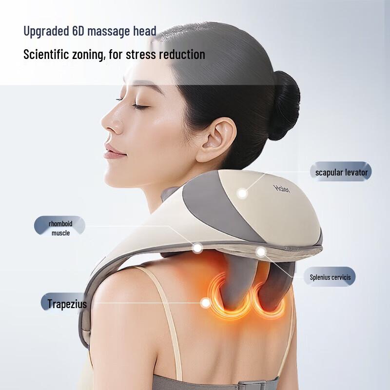 HAIER 6D Shiatsu Neck and Shoulder Massager Shawl