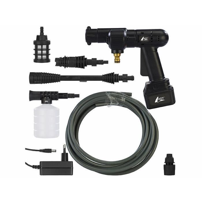Cordless Pressure Washer - AGT - AHR-200 - 30 bar - Foaming nozzle - Lithium-ion battery