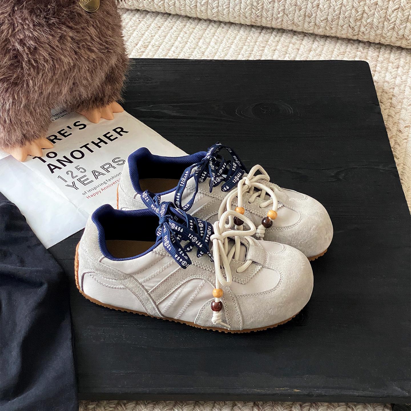 

[Uncle Shoe] New Kapi Autumn Puff Shoes 2025 Brown Forrest Gump Shoes Women s Intra-Height Increasing Sports Shoes Dexun Shoes 35 светло-серый