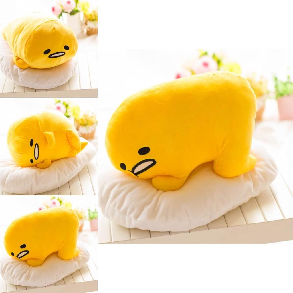 Adorable Cute Lying Gudetama Lazy Egg Motchiri 15" Plush Toy Stuffed Pillow Cushion For Ultimate Comfort