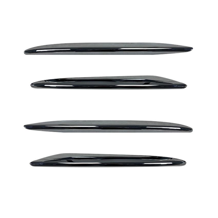 Pentru Mercedes-Benz W213 2016-2020 E200 260 300 ABS fibră de carbon splitter spoiler bară față protecție lampă ceață kit caroserie accesorii