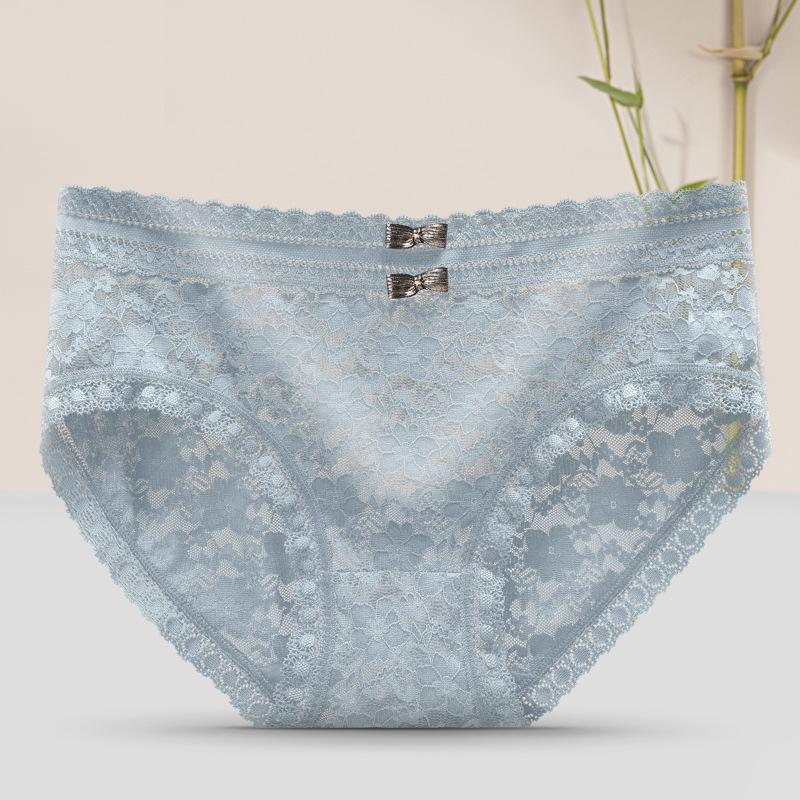 მაქმანებიანი საცვლები ქალებისთვის ნიშნების გარეშე სექსუალური და მომხიბვლელი შუა წელის დუნდულები მაღლა სუნთქვადი ბამბის შუაგულში სუნთქვადი ქალის საცვლები