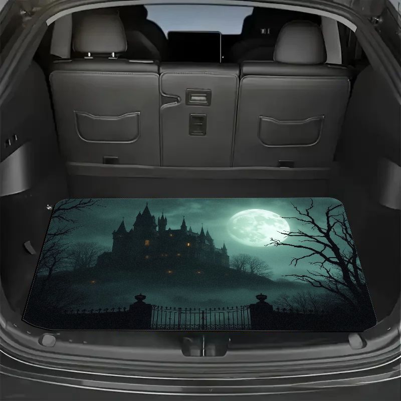 

Eerie Halloween Pumpkin Lights Diatomaceous Earth Non-slip Wear-resistant Dirty Trunk Floor Mats Home Decoration 50X80CM(1.6X2.6FT