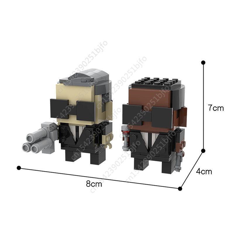 Moc Game Seria de filme Brickheadz Figura de acțiune Blocuri de construcție Asamblare Model Anime Figura Personaj de film Cărămizi Jucărie Copil