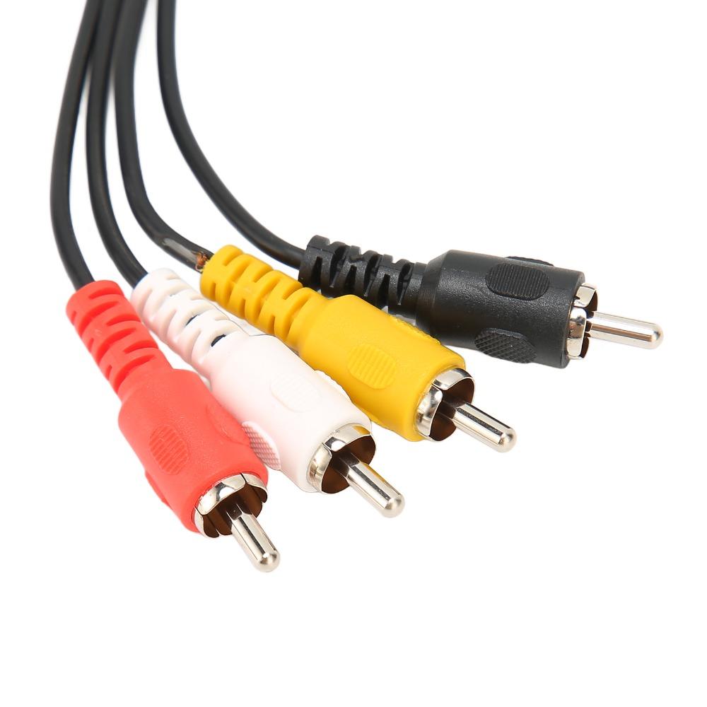 5-Pin DIN auf 4 Cinch Kabel Stecker auf Stecker Plug and Play Professioneller Sound-Adapterkabel 1,5m Audiokabel CD-Verstärker