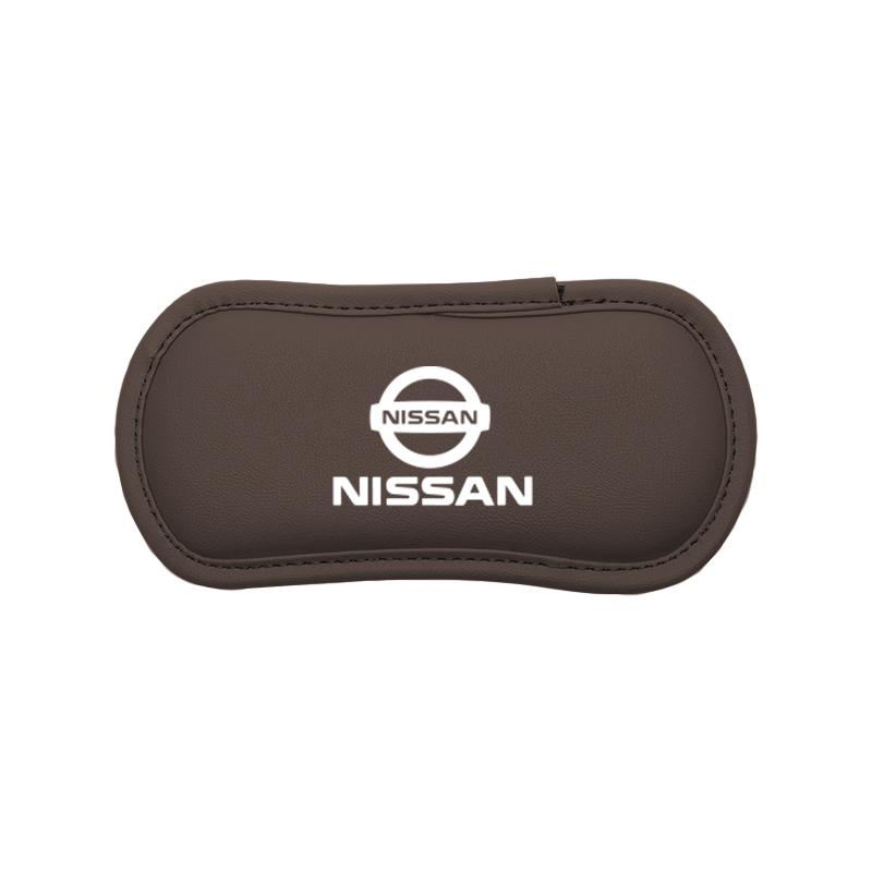 Car Knee Cushion Pad Leather Soft Memory Foam Leg Support Mat For Nissan Sylphy N7 Qashqai J11 J10 Teana Note Navara Juke Patrol