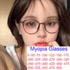 TR90 Anti Blue Light Unisex Round Myopia Glasses Metal Frame Optical Computer Eyeglasses Ultralight Nearsighted Eyewear