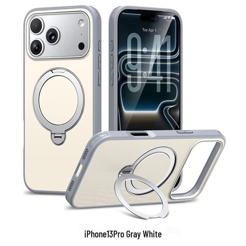 CAXITON iPhone 13 Pro Magnetic Rotating Stand Dual-Color Case